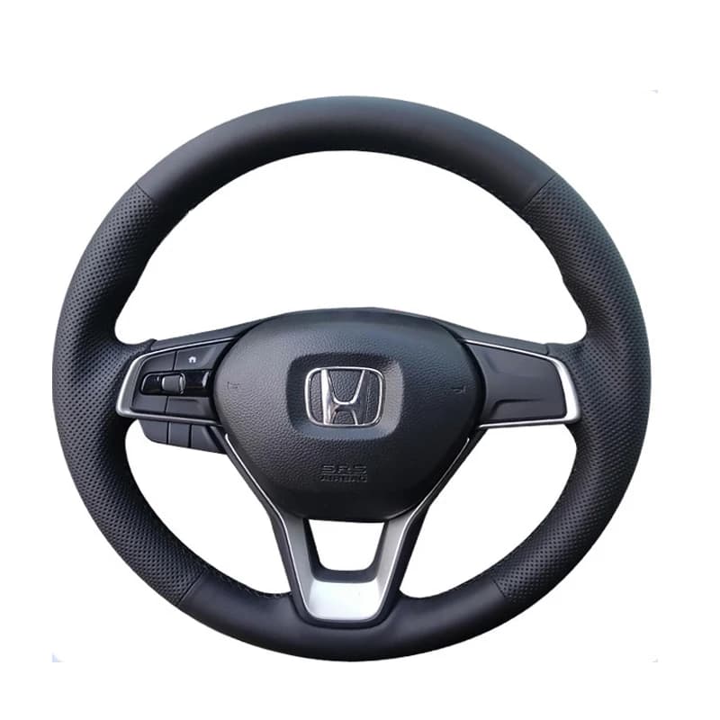 Customized Hand-sewn Car Steering Wheel Cover for Honda Accord 10 2018-2022 Odyssey 2021-2026 City 2023-2025 Microfiber Leather