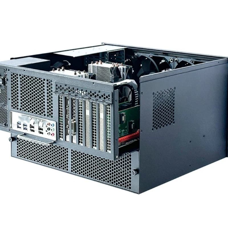 ATX Power Bit U2 Disco rigido 360 Telaio NAS per server di archiviazione AIO raffreddato ad acqua