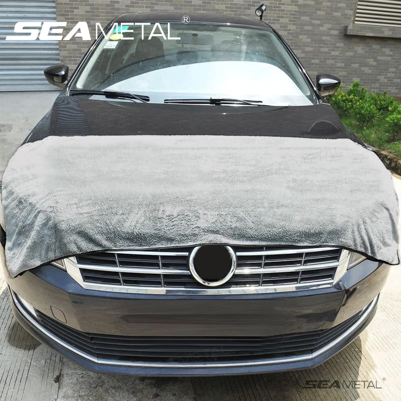 SEAMETAL 120x50cm Microfiber Car Wash Towel Ultra Soft Car Cleaning Towels Highly Absorbent Drying Cloth for car details