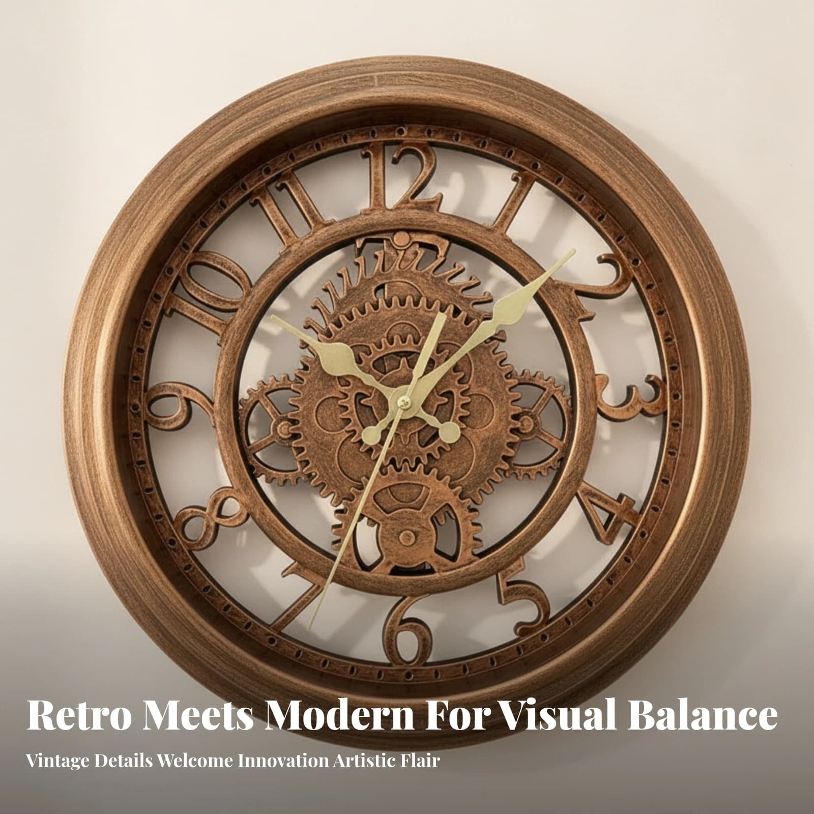 Decorative Openwork Wall Clock Home Decor