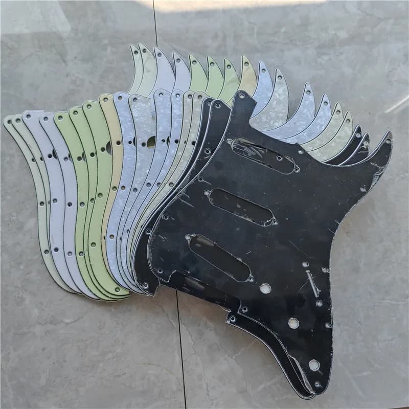 1pc Guitar Pickguard SSS Pick Guard Scratch Plate for ST Electric Guitar Pickguard Scratch Plate Multi Color to choose BJ954