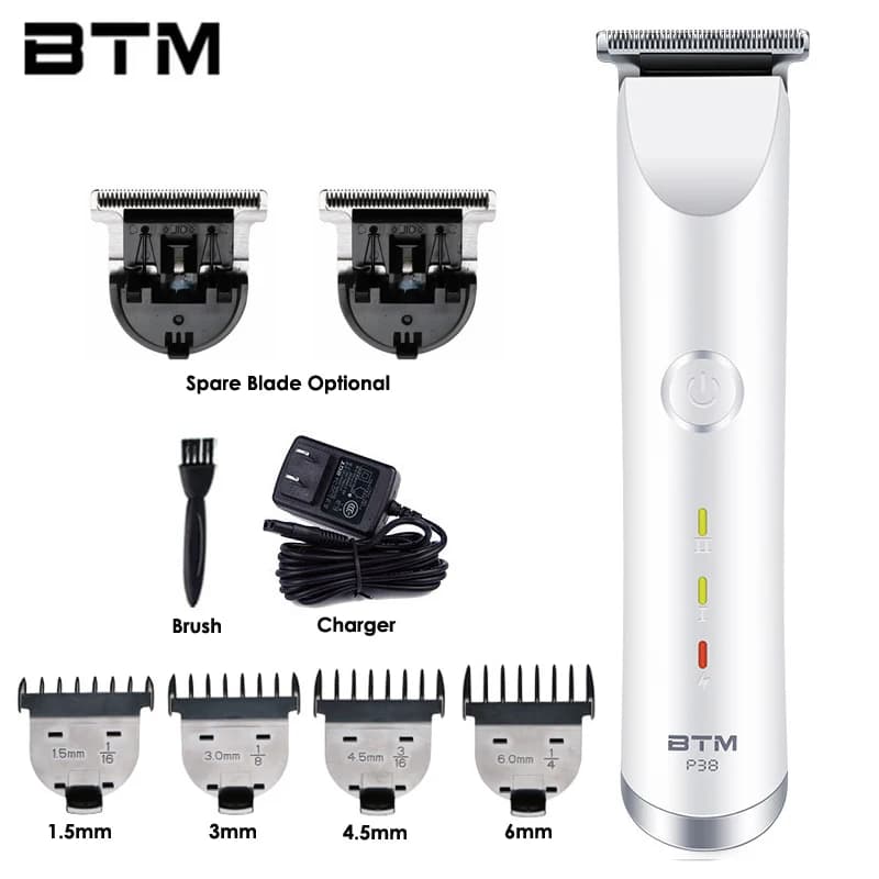 BTM P38 Mini rechargeable professional haircut for men Electric haircut with writing Barber Razor