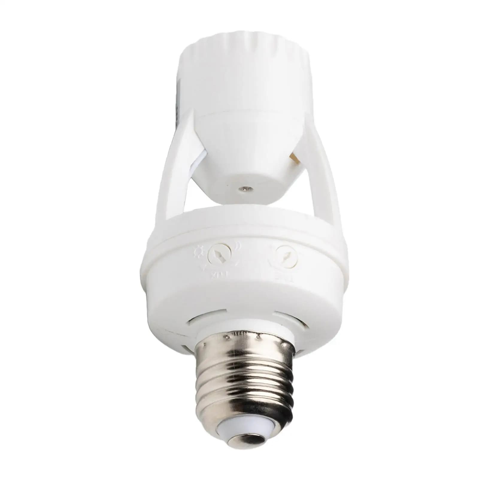 Portalampada E27 con Sensore di Movimento PIR, Regolabile per Garage