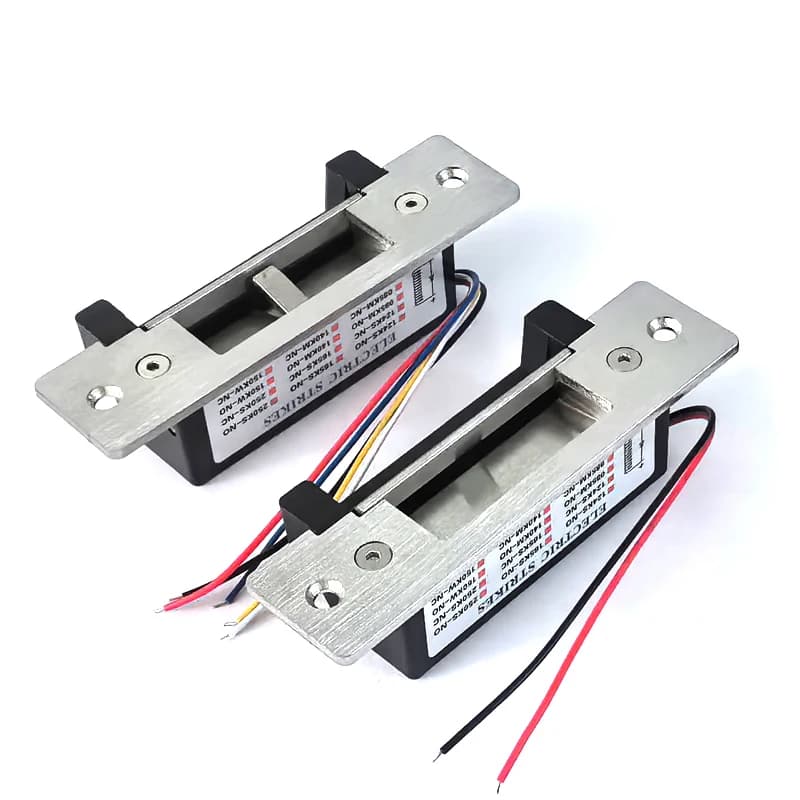 Serratura Elettrica Intelligente ANSI 12V, Chiusura Elettromagnetica Fail Secure/Fail Safe, Compatibile con Sistema di Controllo Accessi RFID per Ufficio