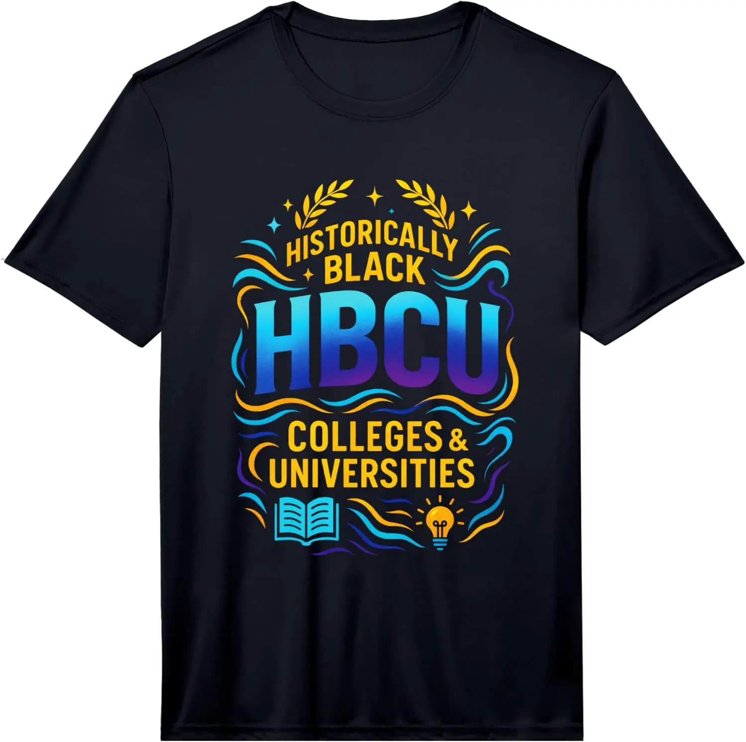 Mens Historically Black HBCU - Colleges Universities Pride Alumni Performance T-Shirt Summer Short-Sleeved Breathable
