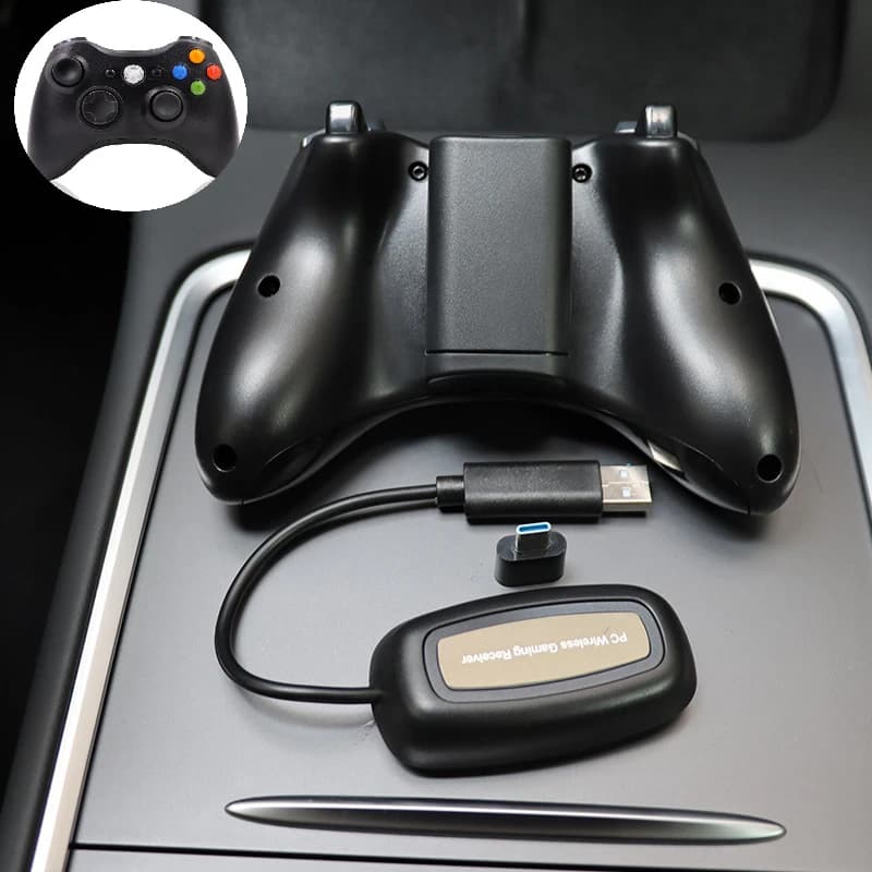 Per Tesla Modello 3 YSX Maniglia di Gioco Controller Schermo Senza Fili TV Tablet PC Joystick Adatto per XBox Accessori Auto 2021-2023