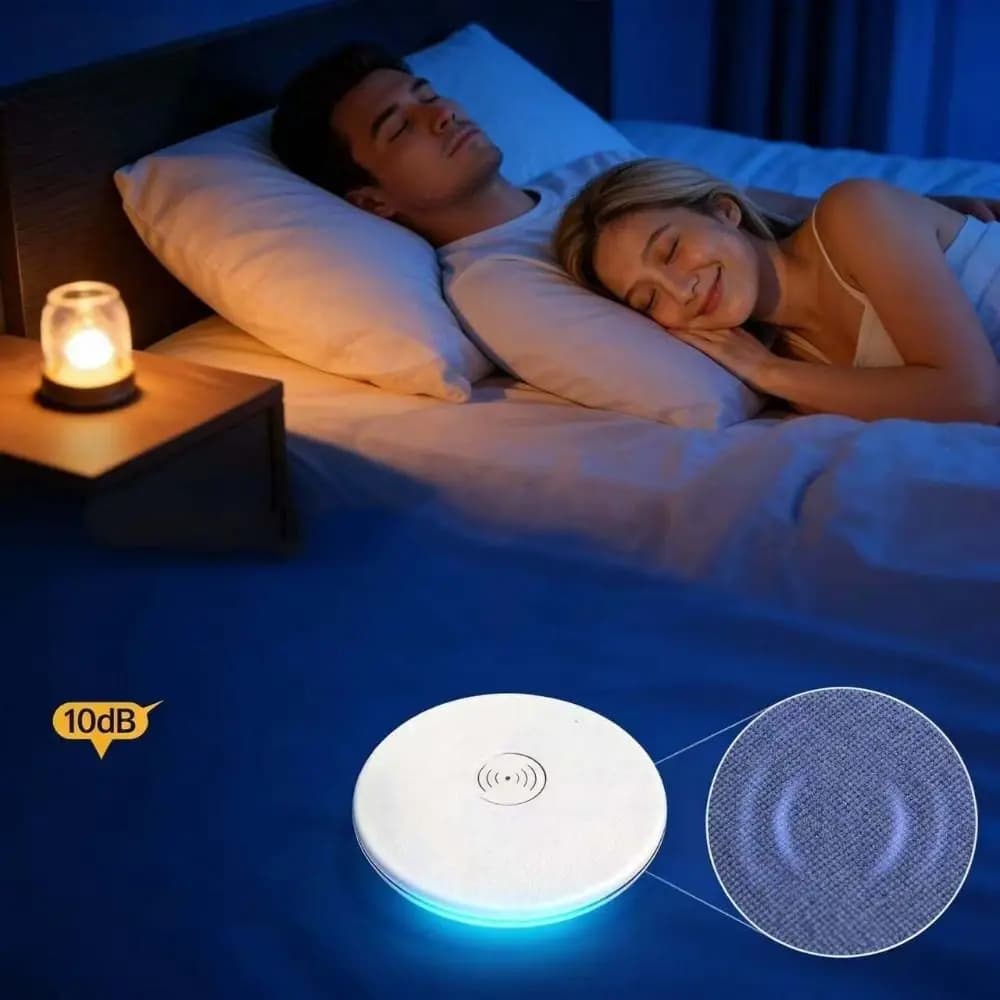 Sleep Aid Under Pillow Bluetooth Speaker HiFi Stereo Sound Built-in White Noise Wireless Sleeping Speaker Mini Ultra-Thin
