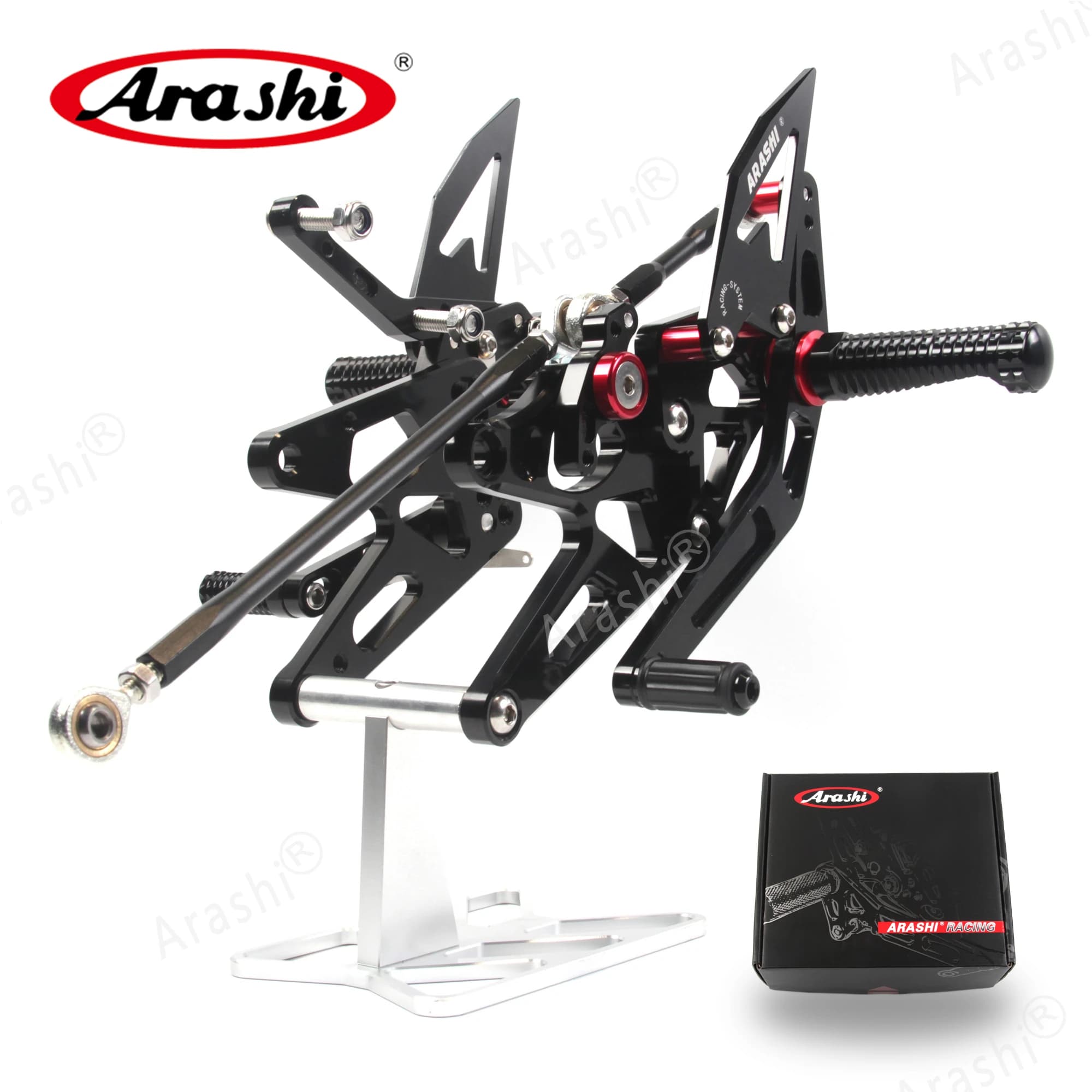 Arashi Per YAMAHA YZF R1 2005 2006 Pedane YZF-R12005-2006 Alluminio CNC Poggiapiedi Regolabile