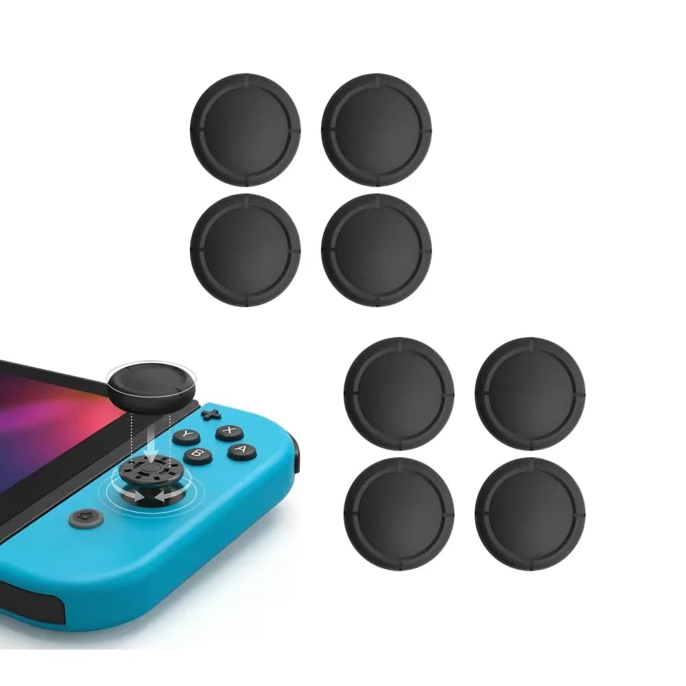 Copri-Joystick Joy-Con per Nintendo Switch, Cappucci di Ricambio per Levetta Analogica, Compatibili con Nintendo Switch OLED e Switch Lite