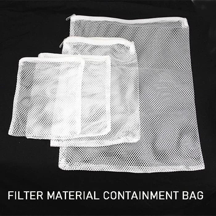 5/20 pz Acquario Filtro Net Borse Riutilizzabili Filtro Fine Media Borse Con Cerniera Per Serbatoi di Acqua Salata Dolce Acquario Serbatoio di Pesce filtro