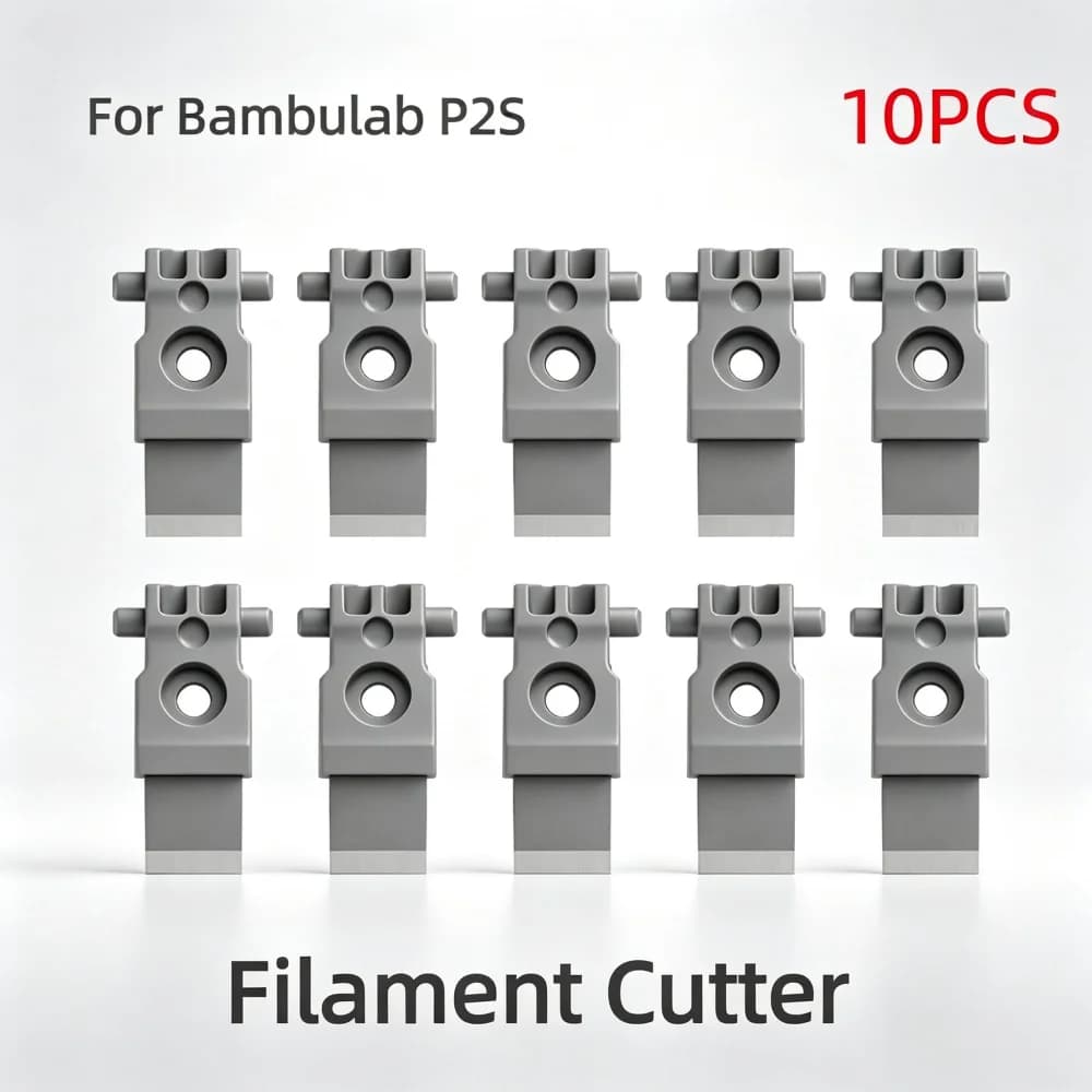 For Bambulab P2S Filament Cutter Blades Precision Metal Cutting Blades Prevent Filament Jams 3D Printers Replacement Accessories