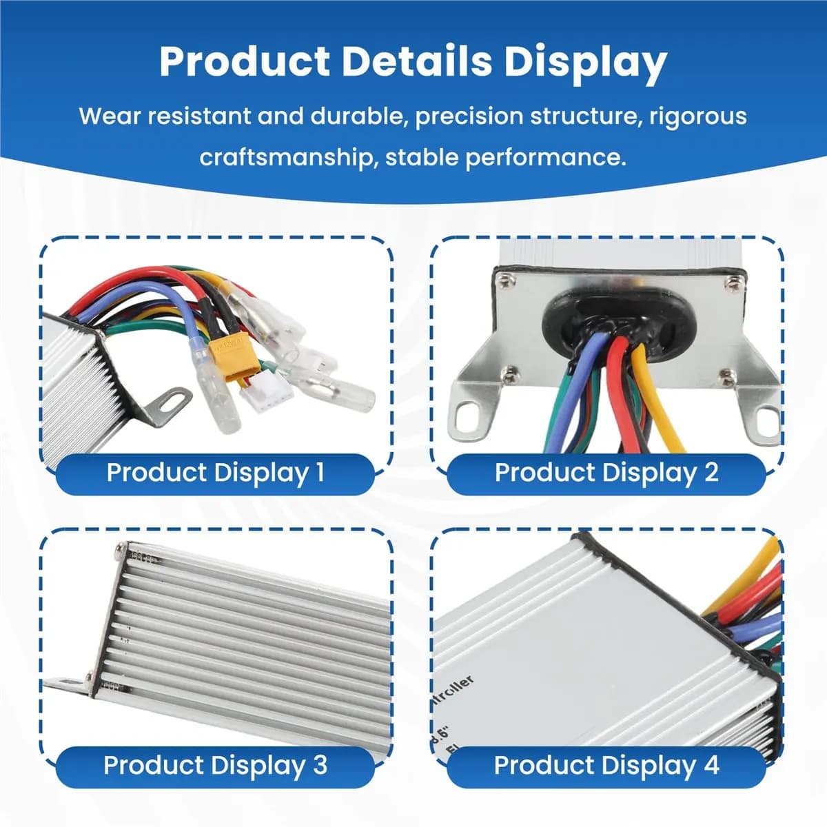 goodDT Electric Scooter Controller Aluminum Scooter Brushless Motor Controller 36V 15A 350w for Scooter Controller Replace Part