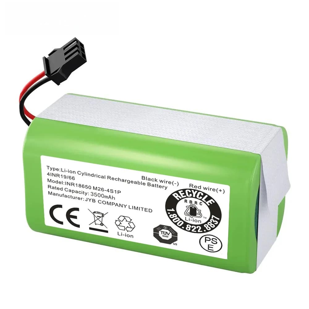 Batteria da 14,8 V 3500 mAh per robot aspirapolvere INR18650 M26-4S1P per Mamibot EXVAC660 DEXP MMB-300 Fusion 150 Neatsvor X500