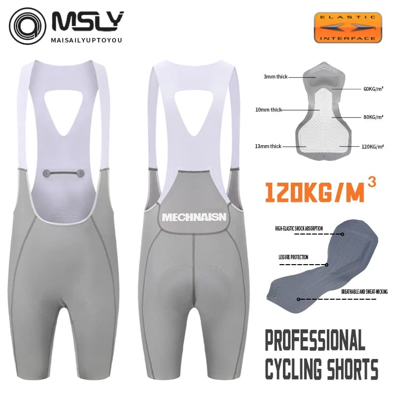 MSLY 2026 Men Cycling Bib Short Summer Road Bike Short Pants MTB Bicycle Bibs Shorts Italy Interface Pro Team 7 Hours Padding