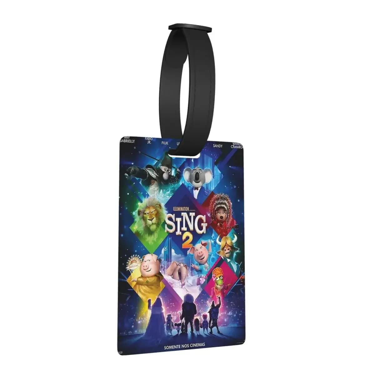 Movie Sing 2 Etichette per bagagli Accessori per valigie Viaggi Bagagli portatili Etichetta d'imbarco Porta etichette ID Nome Indirizzo