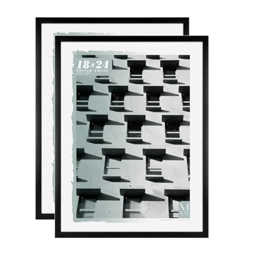 Cornice per Poster Tradizionale da Parete Verticale e Orizzontale, Grande Cornice per Foto, Poster e Stampe d'Arte