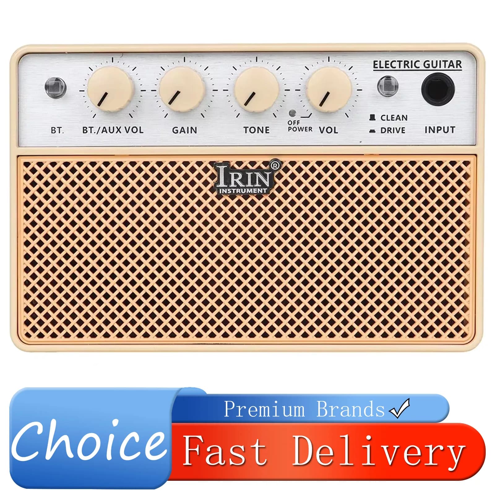 Amplificatore Audio per Chitarra Elettrica IRIN 10W, Altoparlante Bluetooth Wireless Portatile, Mini Amplificatore Professionale, Accessori per Chitarra