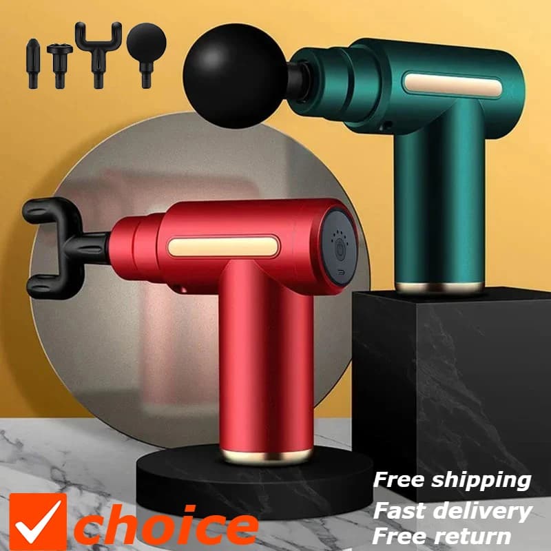 1PC Mini Band Gun Relaxation Muscular Massage Equipment Wireless Massage Gun Member Collo Rob Colonna Massage Tool