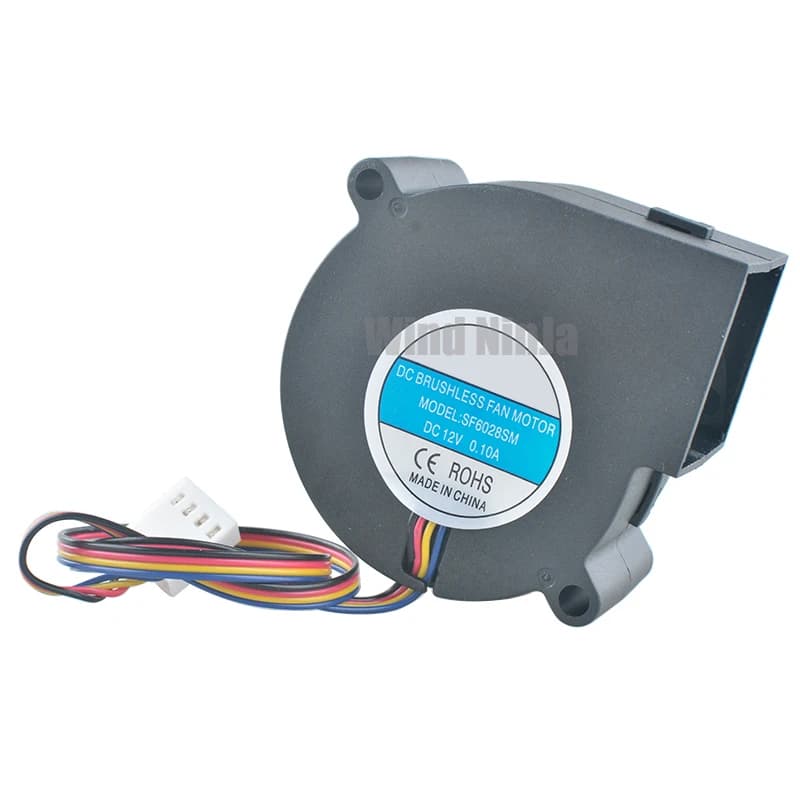 SF6028SM 6cm 60mm ventola 60x60x28mm DC12V 0.10A 3300rpm 4PIN PWM ventola centrifuga ventola di raffreddamento per purificatore d'aria del forno