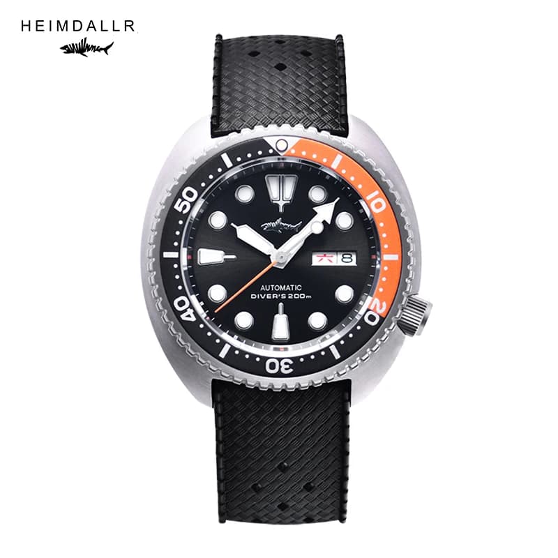 Heimdallr Titanium Turtle Orologio da uomo SPR777 NH36A Movimento meccanico automatico Calendario BGW9 Luminoso 20Bar horloges mannen