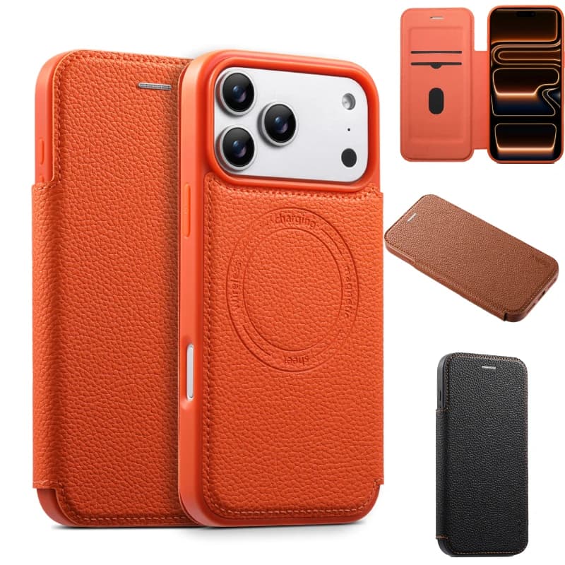 360 ° Full Protection Flip Wallet Card Slot Leather Phone Case For iphone 17 Pro Max 15 14 13 16 Pro Max 16E Air Bumper Cover