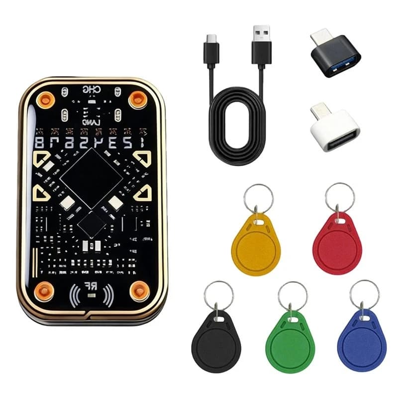 NFC Duplicator Chameleon Ultra V2.0 RFID Smart Chip Reader 5XUID Keychain 125Khz 13.56Mhz Card Decoder-Y41A