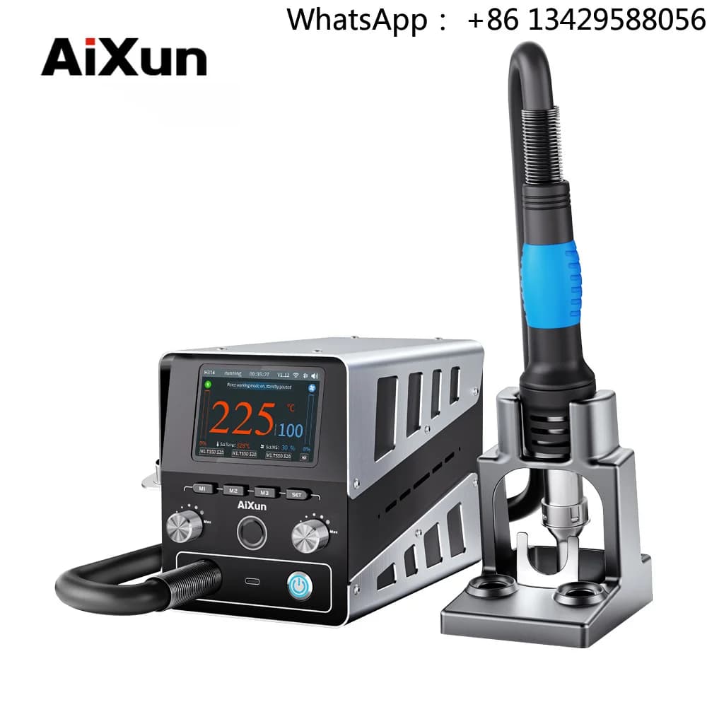Aixun H314 Intelligent Hot Air Gun Soldering Station 1400W Digital High Power BGA Rework Heating Station for SMD BGA Repair