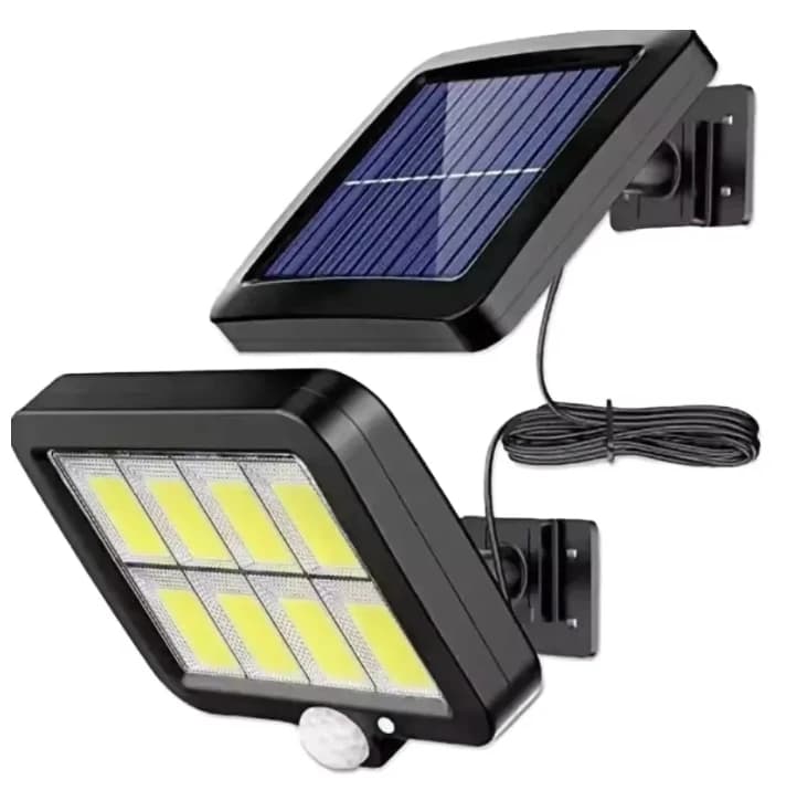 Lampada da giardino solare ricaricabile con sensore di movimento Lampada da parete da giardino impermeabile per esterni con lampada da giardino di sicurezza per garage