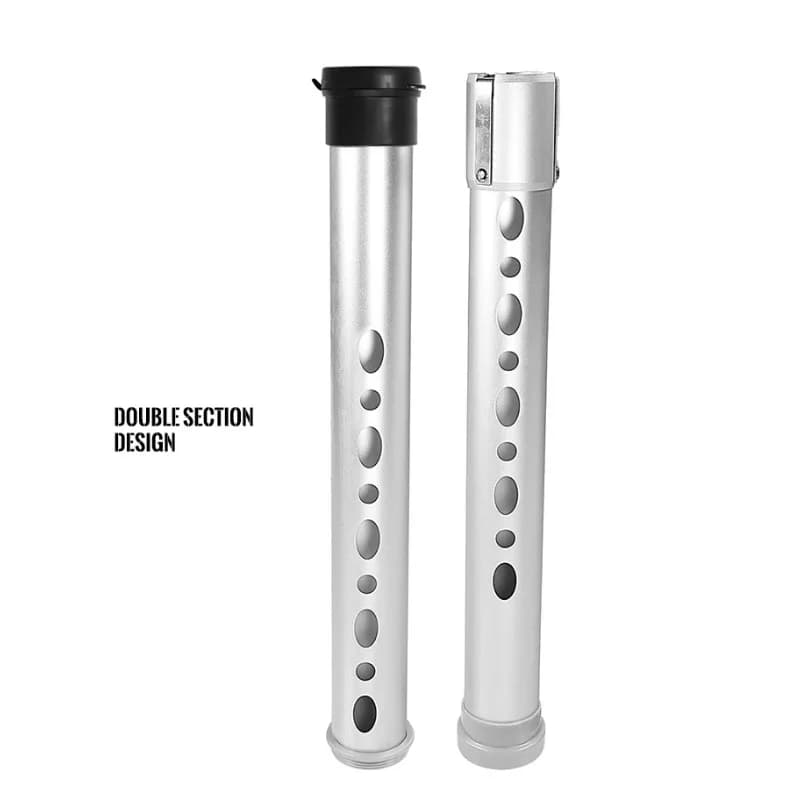 Golf Aluminum Ball Picker Tube Detachable Upper‑Lower Section Lightweight Portable Retriever Spare Accessory
