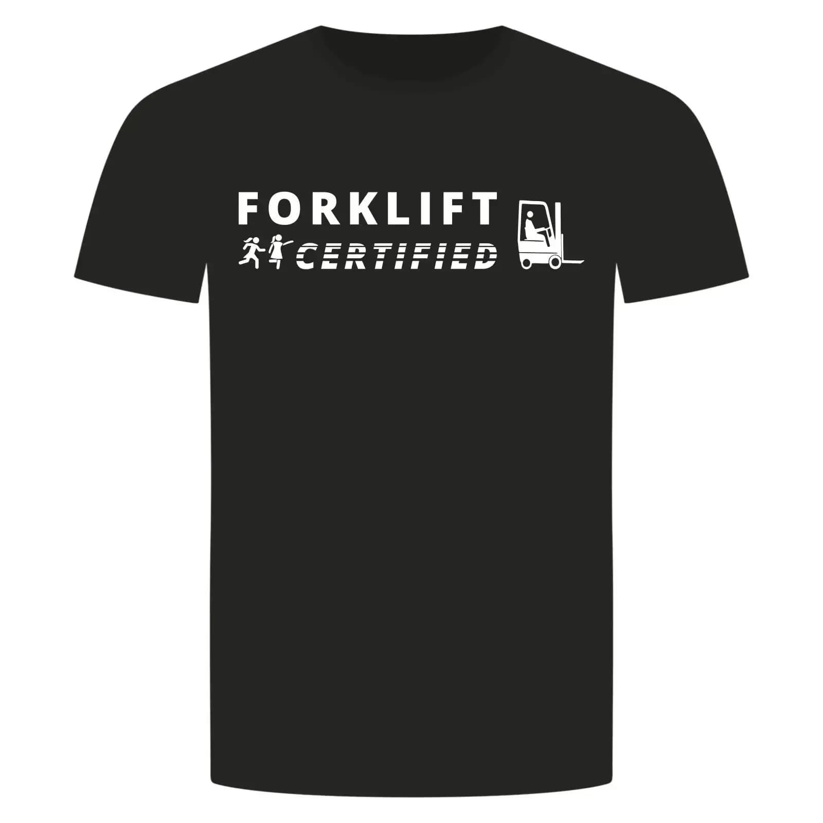 Forklift Certified T Shirt Gabelstapler Staplerschein Logistik Stapler vintage Washed Versatile Slightly Breathable