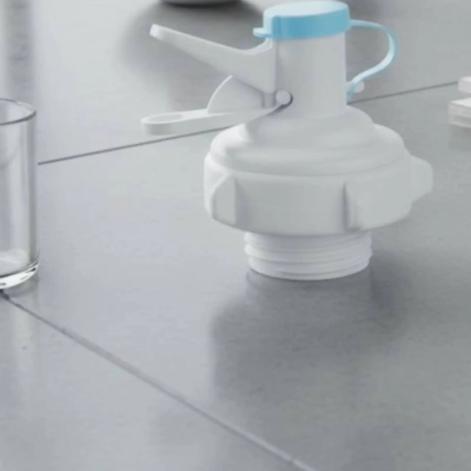 Snap-Fit Nozzle Stand Compact Water Bottle Stand Water Jug Holder Sturdy Home Accessory Food-Grade for Kitchen