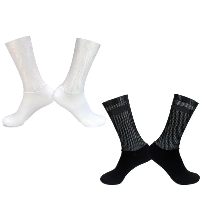 2025 new Team Socks New Aero Pro Cycling Socks Anti Slip Silicone Men Bicycle Sport Running Bike Socks Calcetines Ciclismo