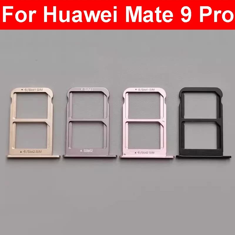 Supporto per vassoio per SIM Card per Huawei Mate 9 Pro LON-L29 AL00 AL10 Memory & Sim Card Socket Adapter riparazione parti di ricambio