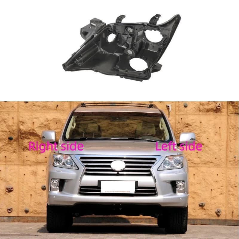 Base faro posteriore nera di ricambio per Lexus LX570 2012 2013 2014 2015