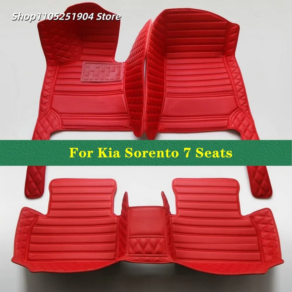 Tappeti per auto Tappetini per auto per Kia Sorento 7 posti 2015 2016 2017 2018 Tappetino per auto Accessori interni