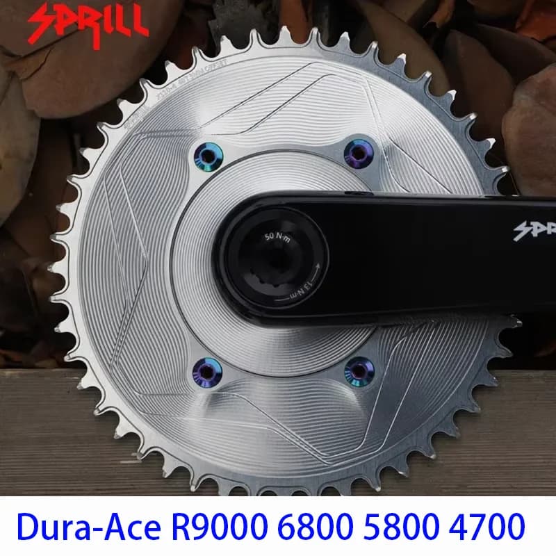 PASS QUEST Pignone chiuso DURA-ACE R9000 6800 5800 4700 Misuratore di potenza 110bcd Pignone 3mm Offset Larghezza stretta Pignone singolo Hig