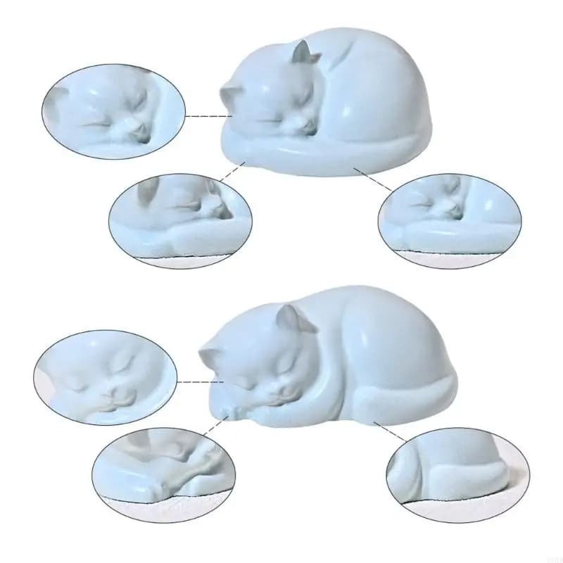 Animal Figurine Silicone Molds for Epoxy Resin Cats Dogs Silicone Molds for Making Soap Making Molds