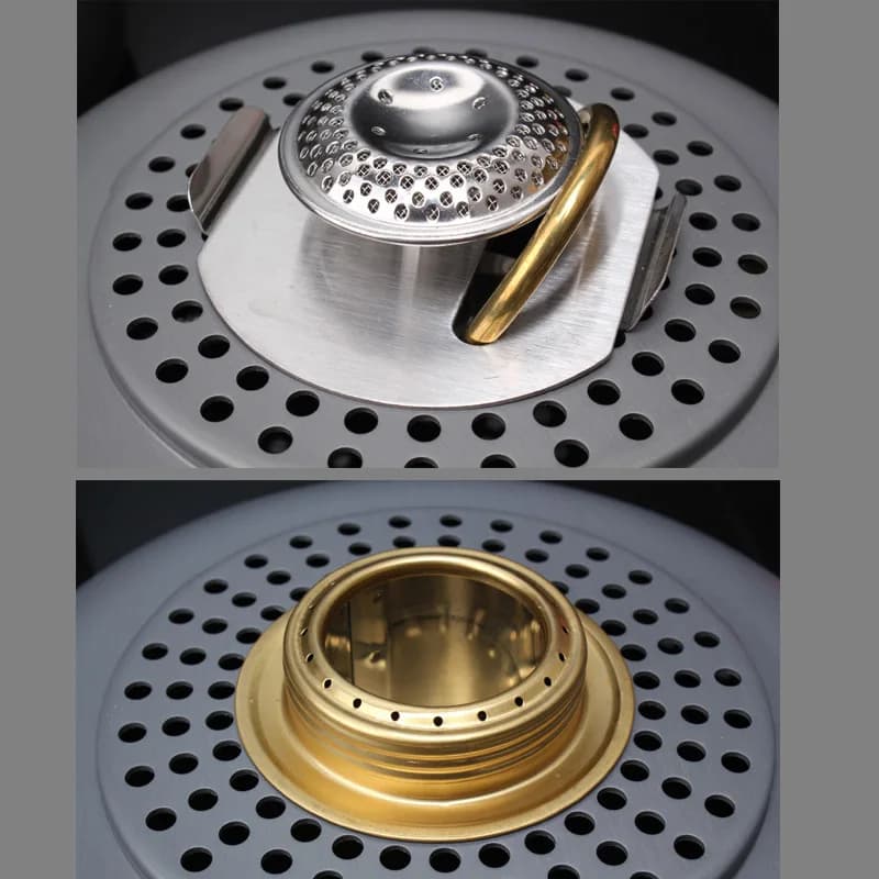 Set of outdoor camping pots BL100-Q1, alcohol cooker, double-use aluminum alloy pot (without gas cylinder)
