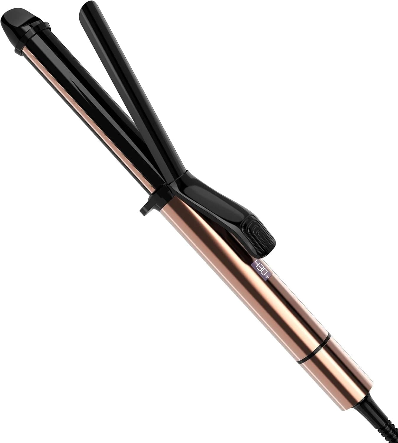 1 Inch Curling Iron, 60s Fast Heating, 60 Mins Auto Off, Gold