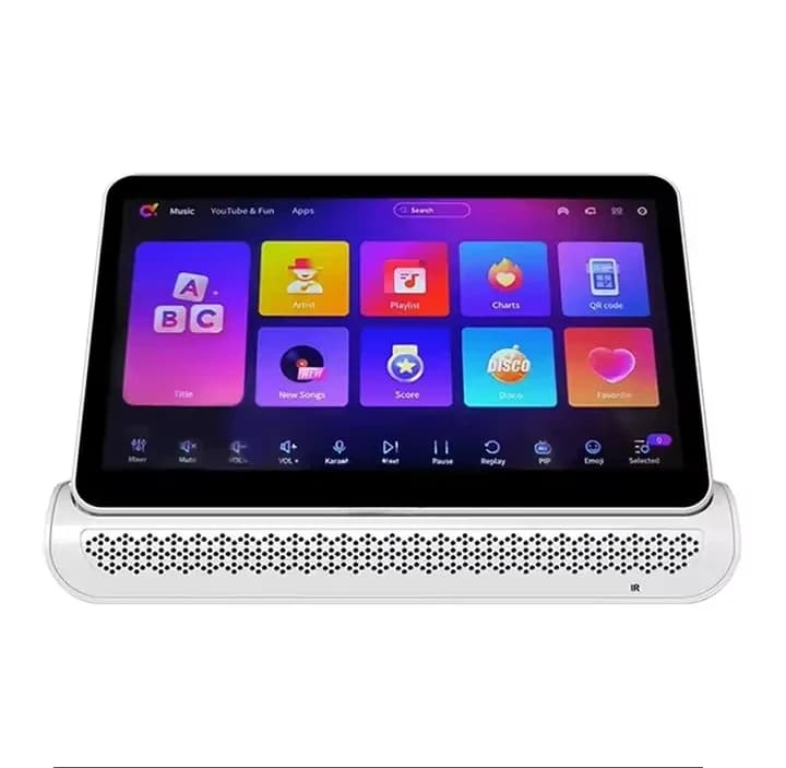 Macchina per karaoke da 13,3 pollici 6 in 1 che canta lettore di canzoni VOD con 2 microfoni wireless per KTV e Jukebox Utilizza spazio di archiviazione 2T
