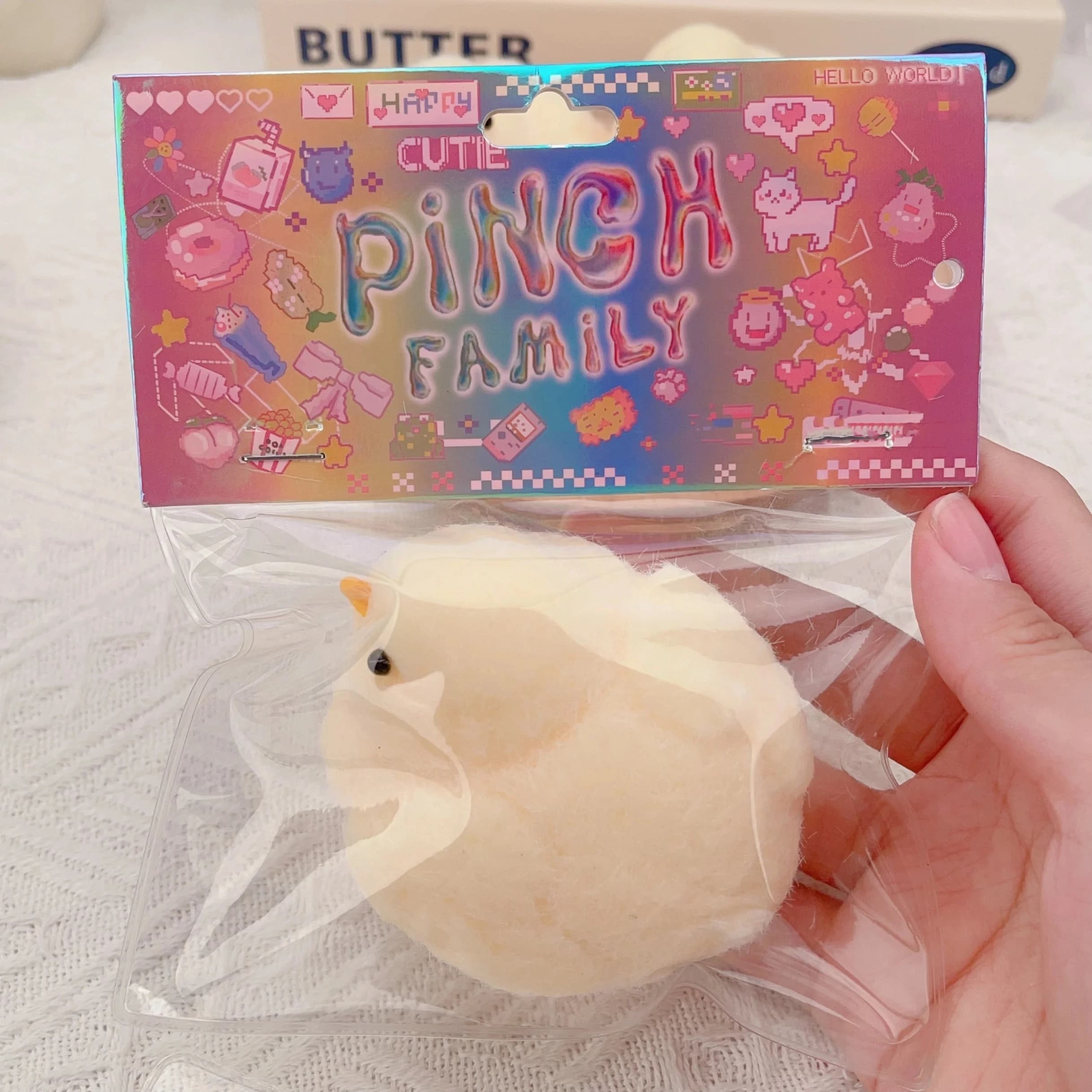 1Pc Pulcino Squishy Spremere Giocattolo Per Bambini Per Adulti Morbido Pizzico Pop Agitarsi Giocattoli Giochi di Intrattenimento per I Bambini Regali Di Natale di Halloween
