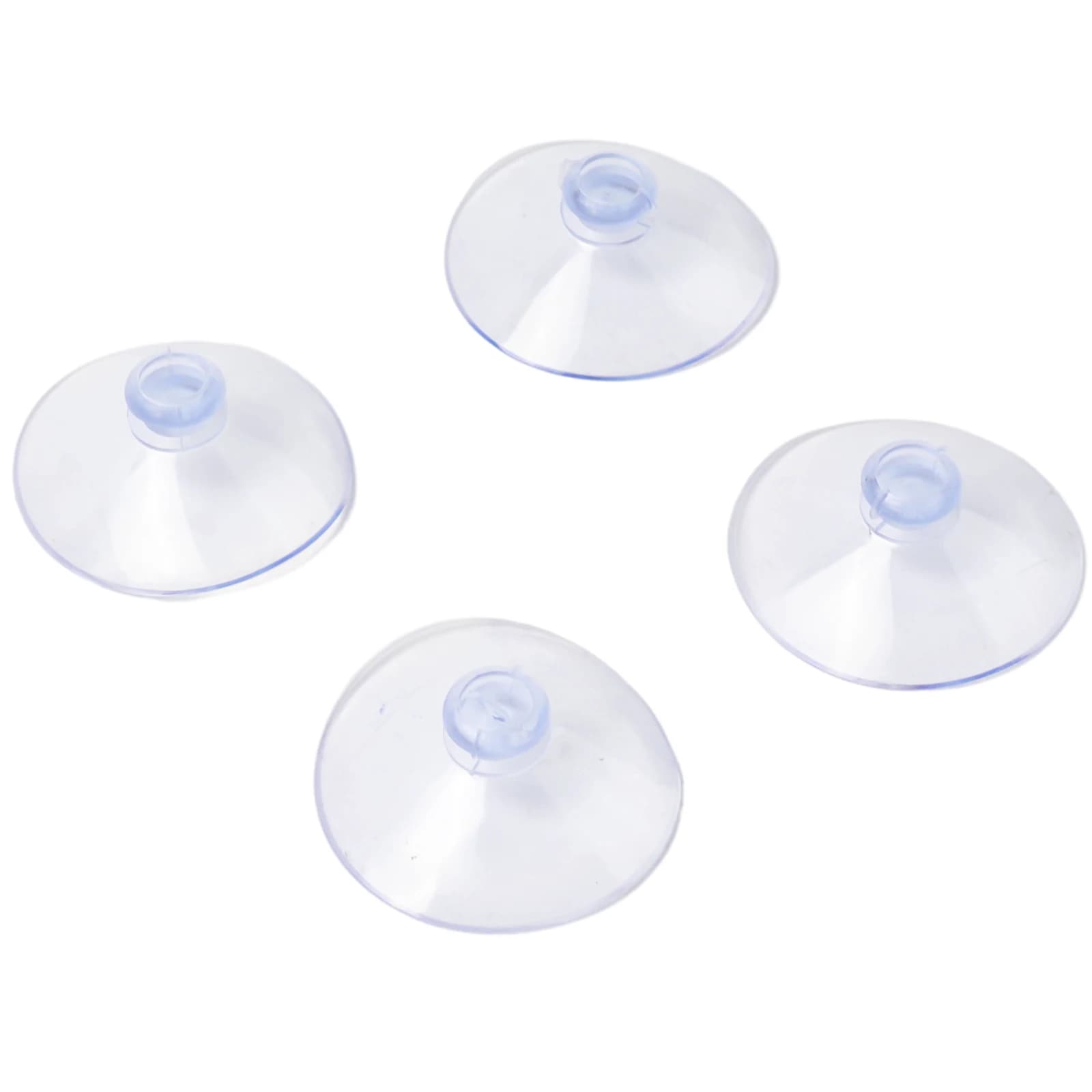 Ventose Trasparenti in PVC da 55mm e 50mm per Cucina, Bagno, Vetri, Pareti, Ganci e Appendiabiti Rimovibili