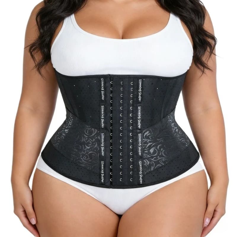 Corsetto in Latex a Torso Lungo, Modellante per la Vita, Shapewear per Donne, Fascia Dimagrante per Pancia, Cintura Modellante per Perdita di Peso