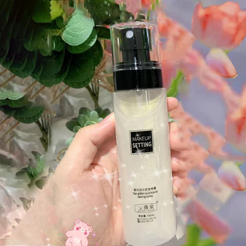 Spray fissatore per trucco Impermeabile resistente al sudore Controllo dell'olio a lunga durata Idratante Fissaggio per il trucco Spray per cosmetici