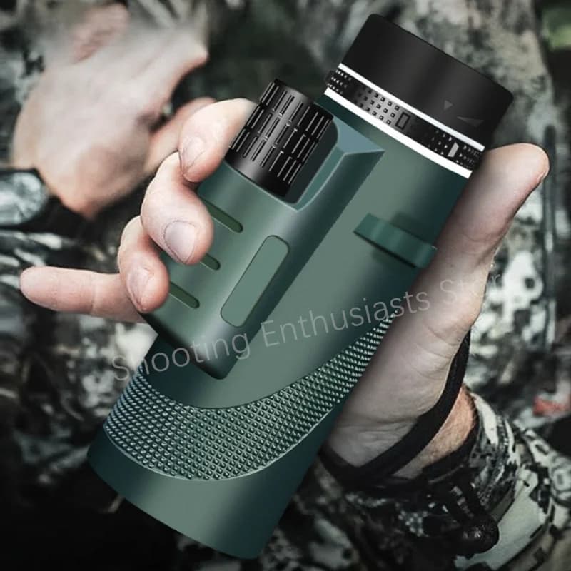 Mini telescopio potente telecomando pieghevole con zoom portatile 80x100 HD 5000M adatto per caccia, sport, campeggio all'aperto e viaggi