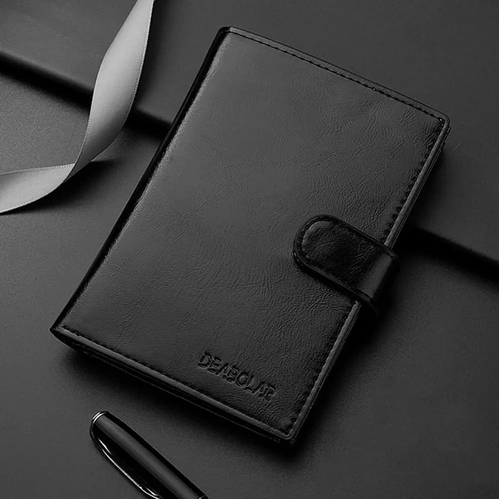 Accessories PU Card Case Certificate Storage Bag Men Purse Wallets Passport Holder Passport Protective Cover Women Mony Bag
