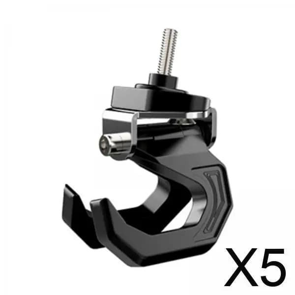 Gancio Portaoggetti in Metallo per Scooter, Porta Casco e Bottiglia in Lega Resistente, Accessorio per Moto e Supporto per Casco