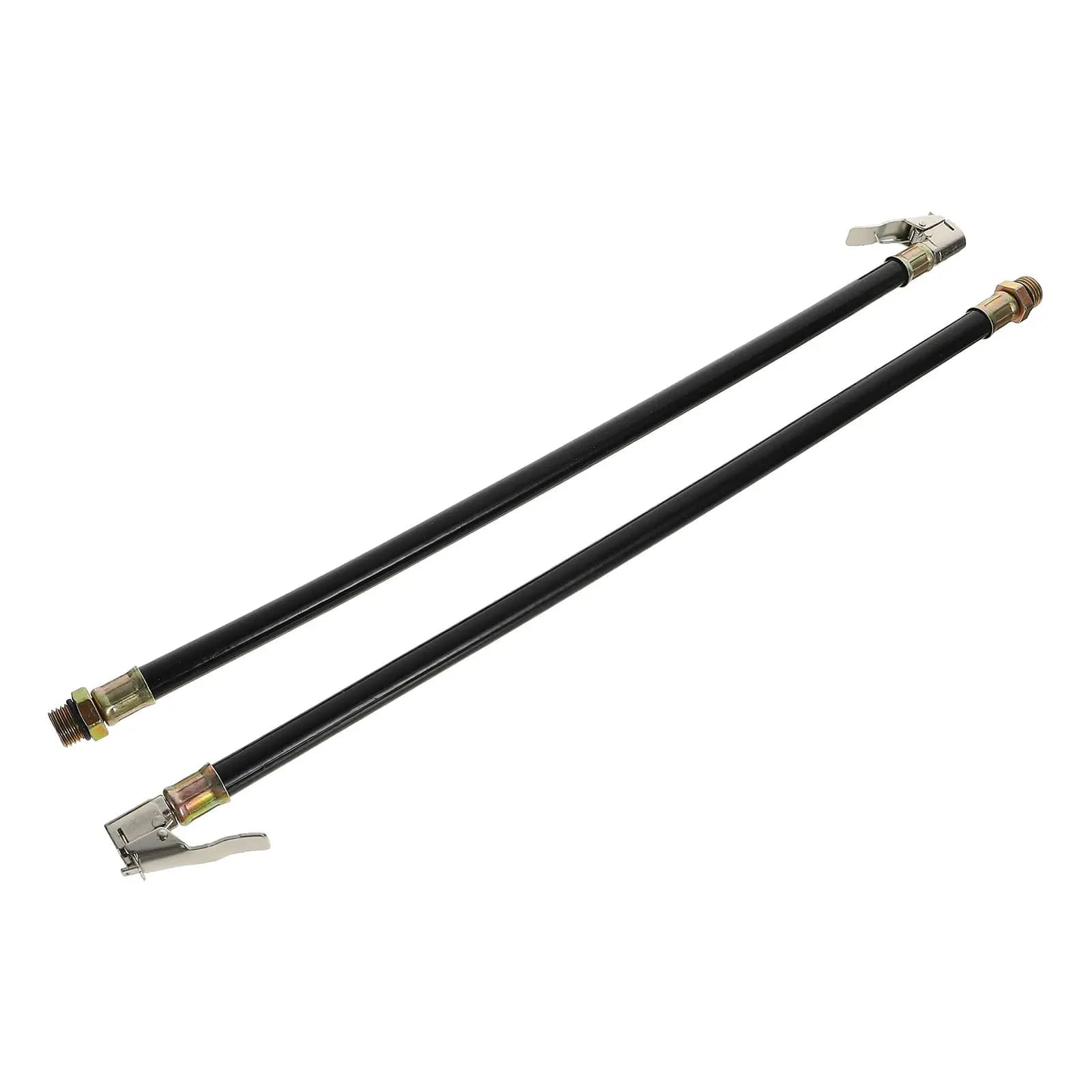 2Pcs Motorcycle Tire Pump Hose Replacement Air Inflator Flexible Connector Tool for Car Bike Pneumatic Inflation