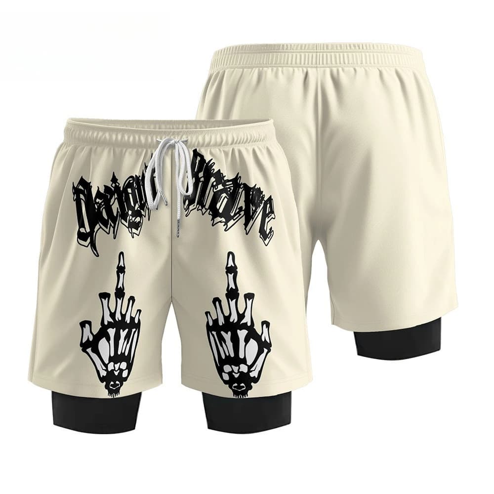 2-in-1 Racing Shorts for Men 2026, Sport Shorts for Men from Exterior to Dry Fast and Breathable for Cycling and Football