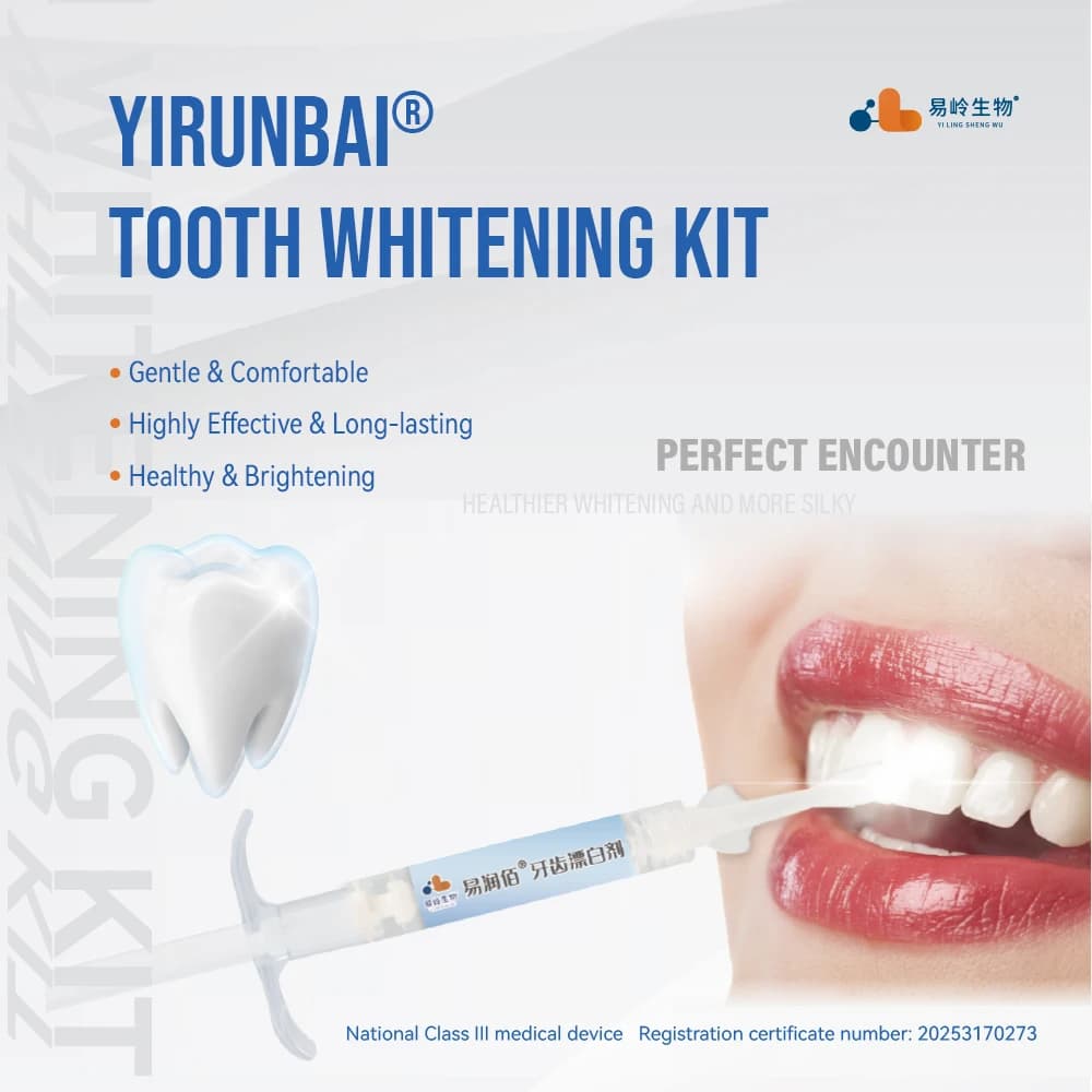 Taseyi Tooth Whitening Gel for Clinical Use, 17% HP, Professional Dental Kit Without Exposure to Light, Warranty 1 Year, Class I for 5 Patients